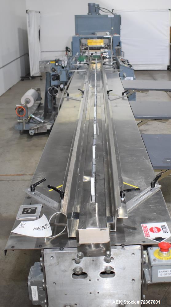 Shanklin HS1 Shrink Wrapper with Extended Infeed and Shanklin T72 Shrink Tunnel